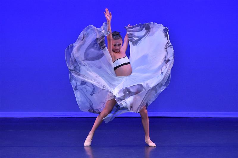 Ballet dancer performing